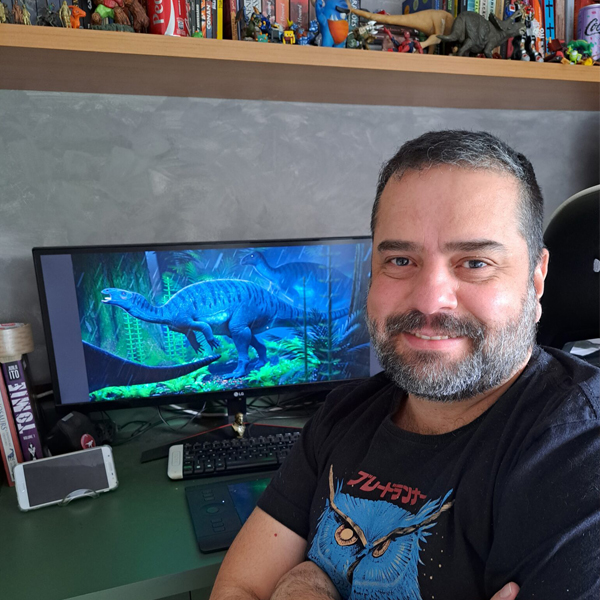 Márcio L. Castro, paleoartista